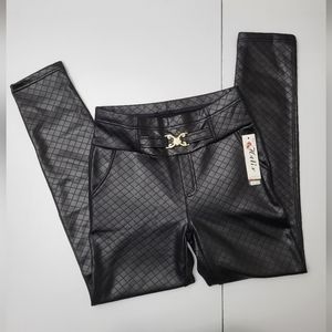 Women's stretch leggings, black